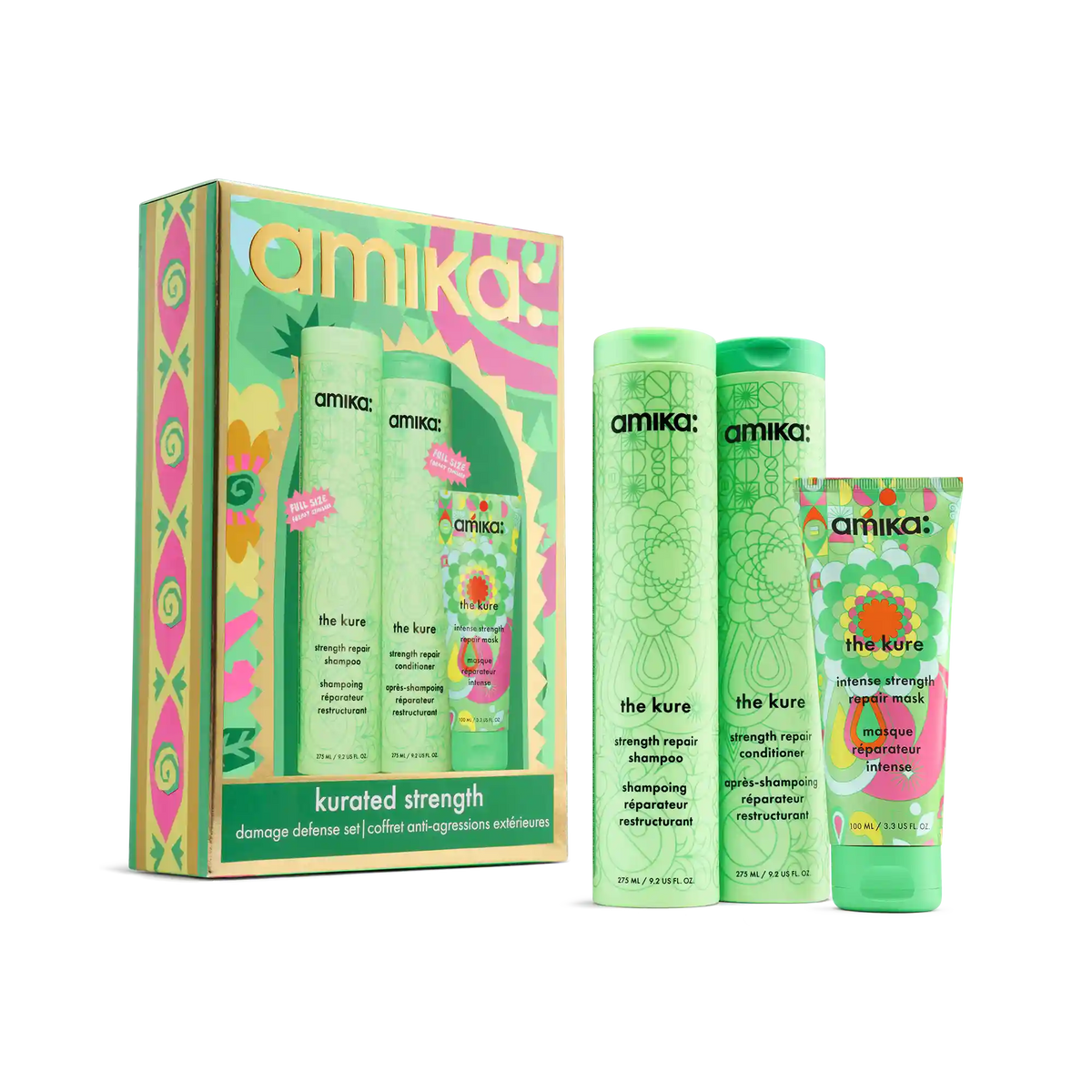 kurated strength wash + care set