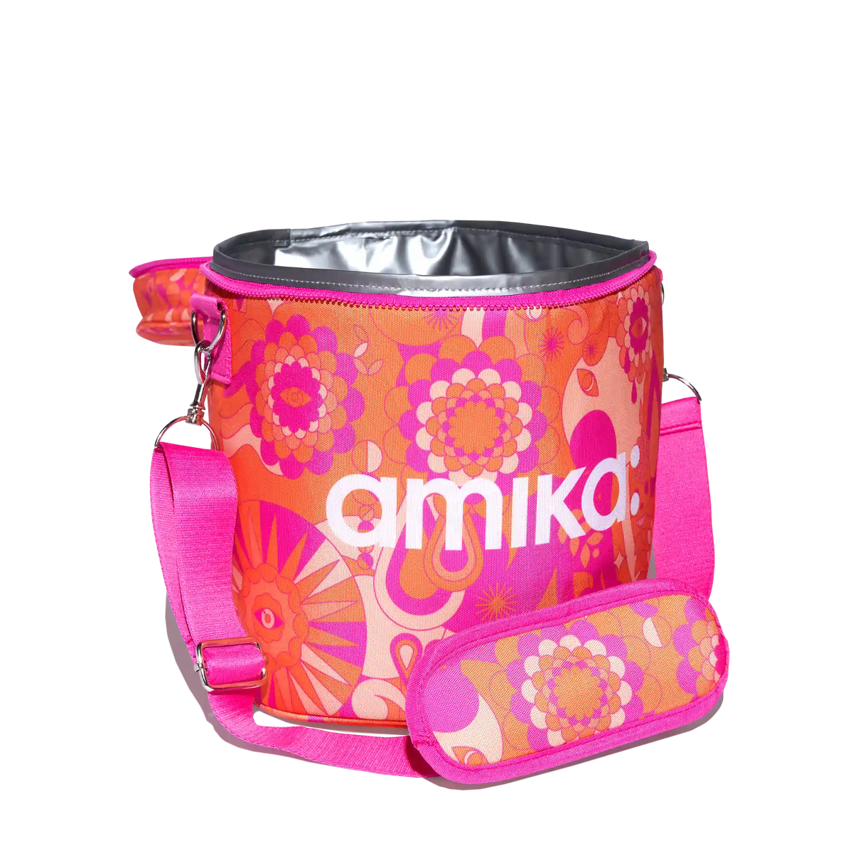insulated cooler bag signature print