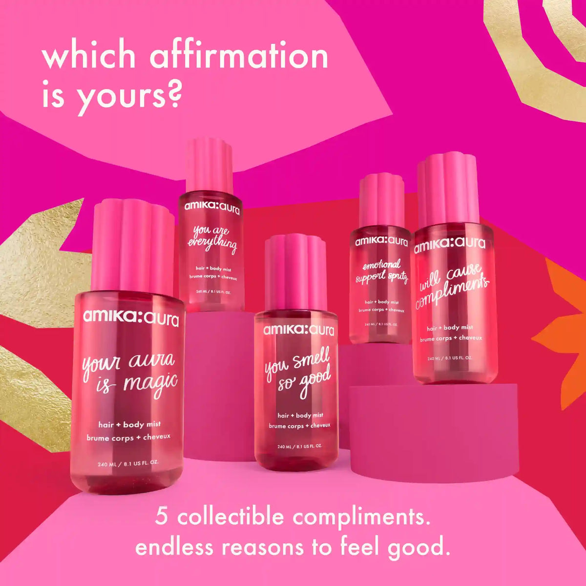limited-edition amika:aura hair + body mist